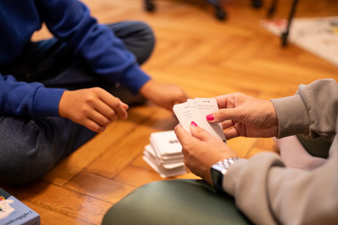 Passando il tempo insieme in famiglia con Coco Rido Junior