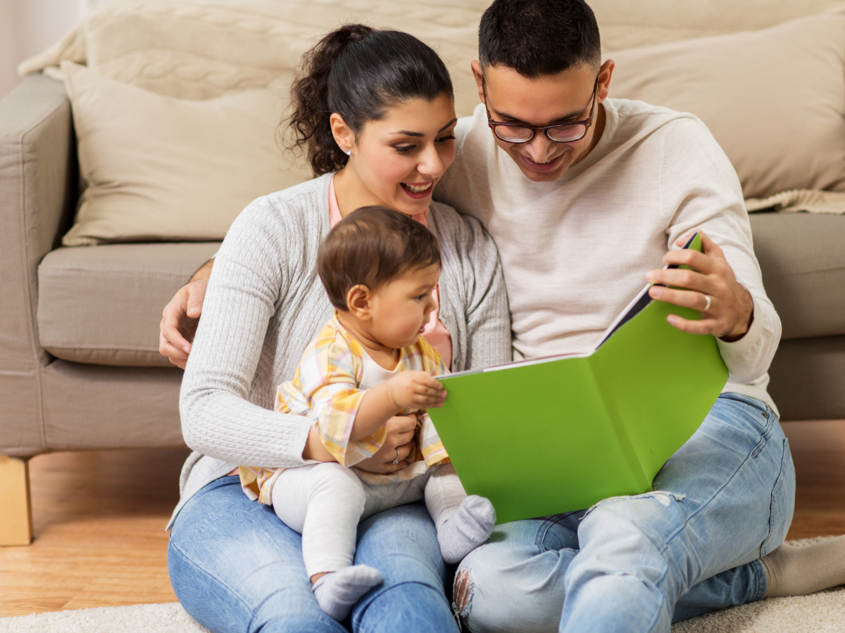 libri per neonati famiglia