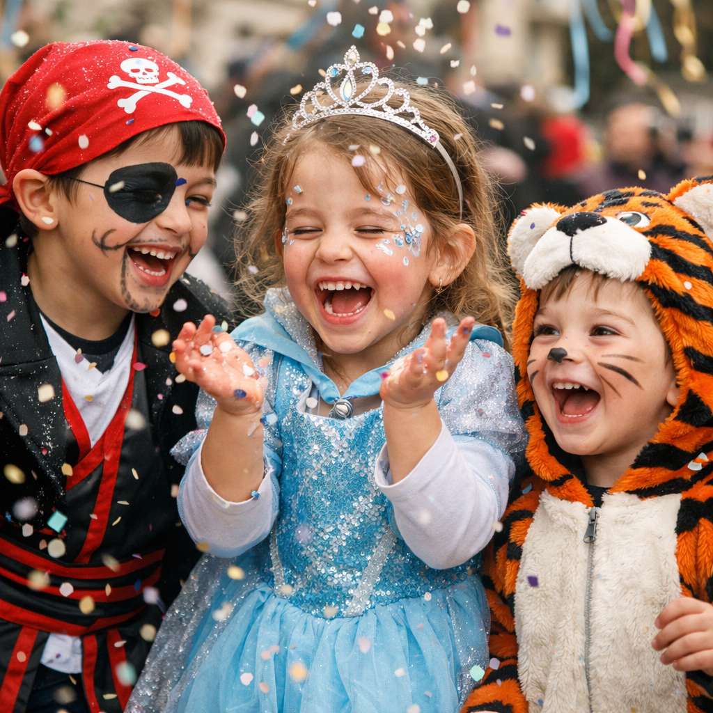 prepararsi al carnevale con i bambini
