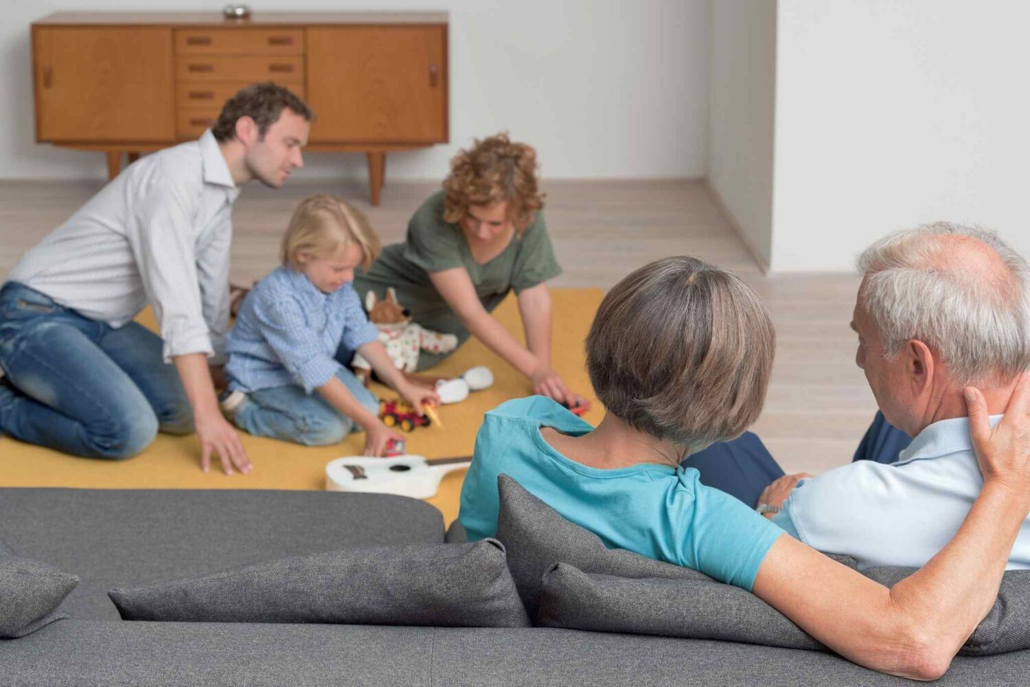 parenti in casa nonni