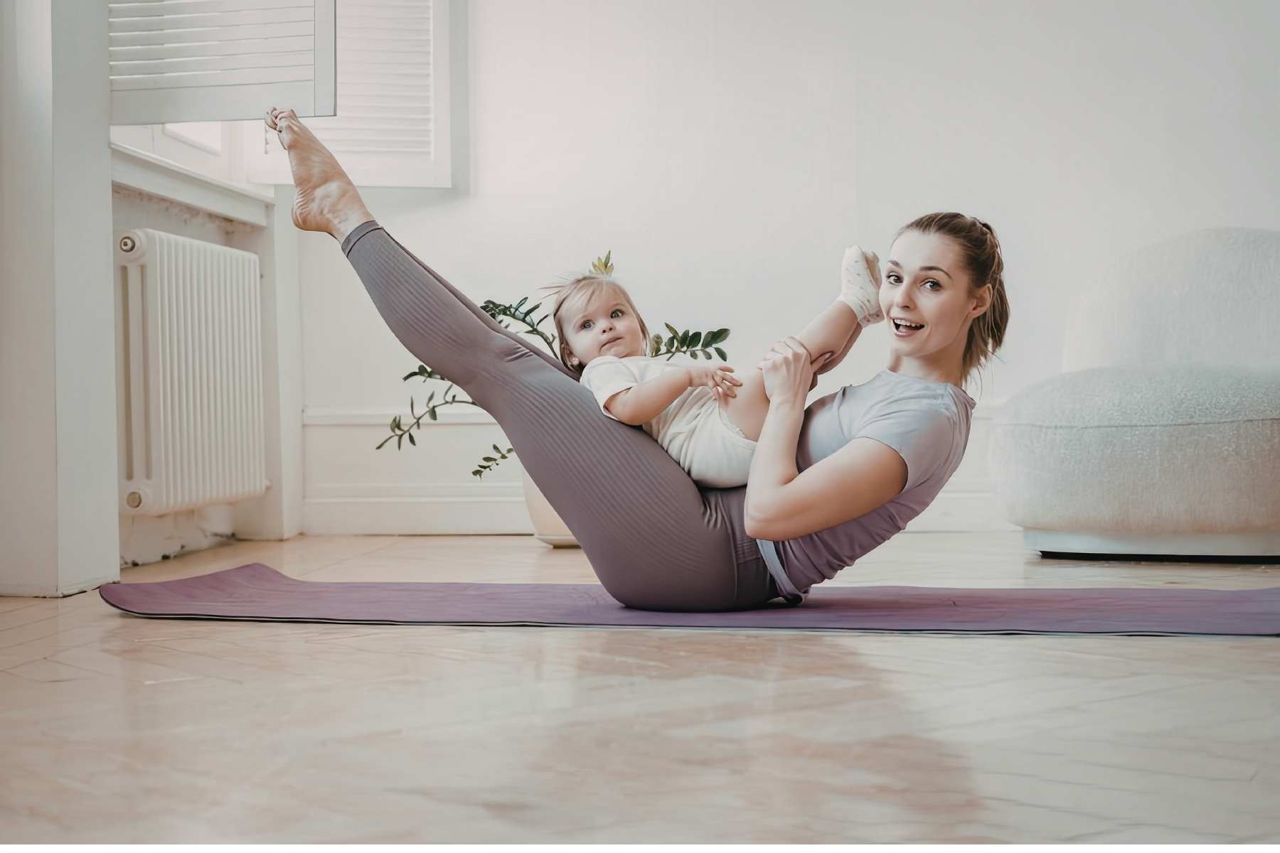 mamme in forma esercizi